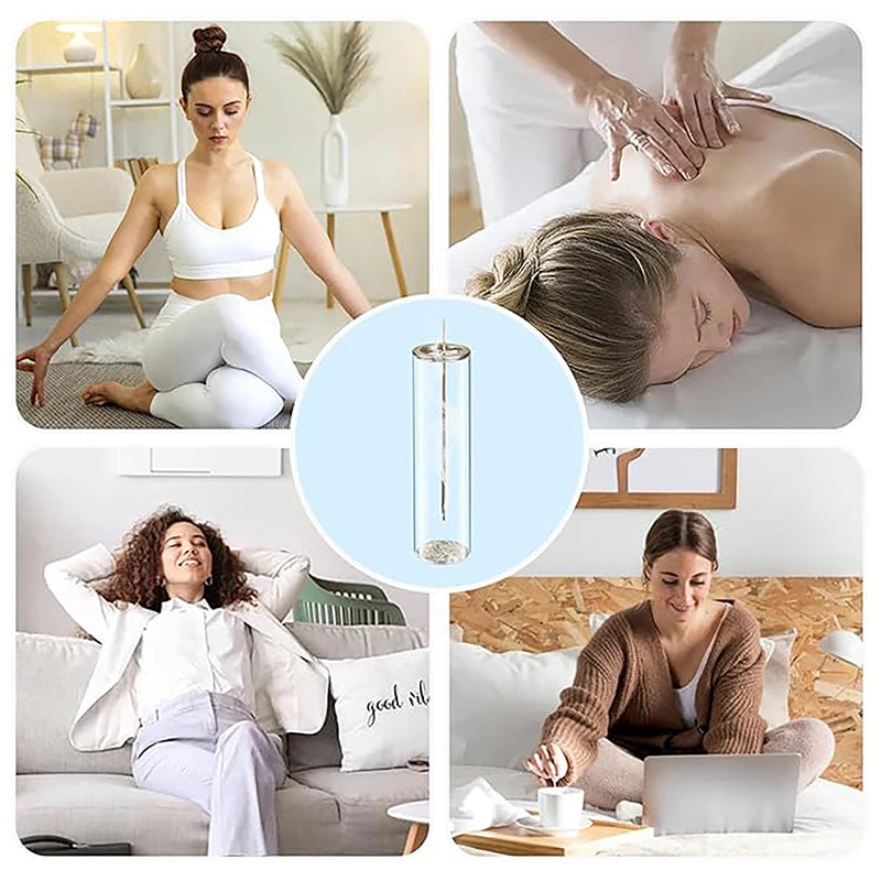 Modern Glass Incense Burner Anti-Ash Flying Incense Holder with